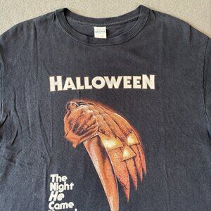 Halloween The Night He Came Home T Shirt Mens S Michael Myers Horror Movie Faded